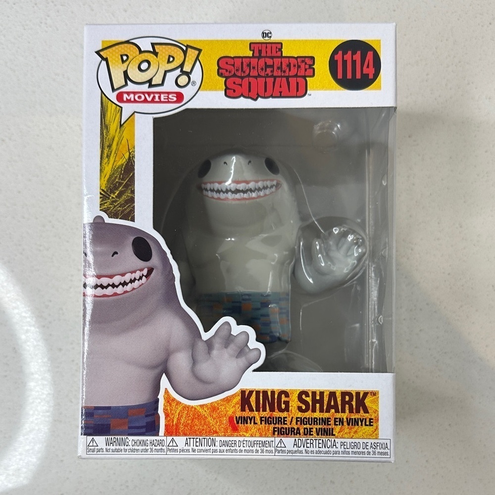 Funko Pop King Shark #1114 The Suicide Squad DC Movies Vinyl Figure
